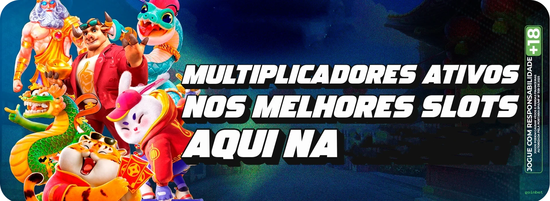 Imagem promocional dos jogos Fortune da goinbet
